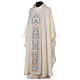 White Marian Chasuble with embroidered orphrey s3