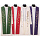 Priest stole with Chi-Rho embroidery s1