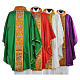 Catholic Priest Chasuble in 100% silk with cross design s2