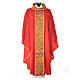 Catholic Priest Chasuble in 100% silk with cross design s9