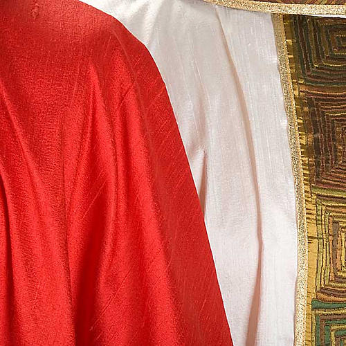 Catholic Priest Chasuble in 100% silk square motif 7