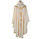 Liturgical chasuble with golden embroidery s2