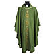 Chasuble liturgique avec broderie IHS s1