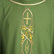 Chasuble liturgique avec broderie IHS s2