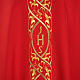 Chasuble liturgique avec broderie IHS s3