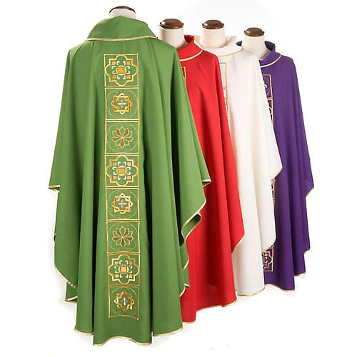Liturgical chasuble golden embroidery 2