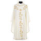 Monastic Chasuble with golden embroidery and cross s11