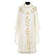 Monastic Chasuble with golden embroidery and cross s4