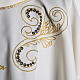 Chasuble with Roll Collar golden cross embroidery s5