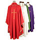 Monastic Chasuble with Golden Cross Embroidery s2