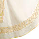 Casula liturgica shantung ricamo croce dorata stilizzata s8