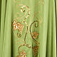 Chasuble with IHS grapes, shantung s5