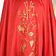 Chasuble with IHS grapes, shantung s6