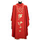 Chasuble and stole with IHS and grape leaves s2