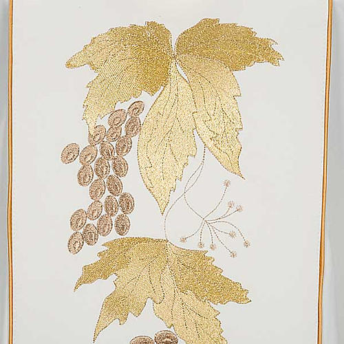 Chasuble et étole IHS et feuilles de raisin 7