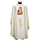 Chasuble Mariale Vierge de la Tendresse et lys s1