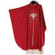 Red chasuble with Holy Spirit and blazes s2