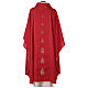 Red Latin Chasuble with Holy Spirit and blazes s5