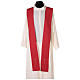 Red Latin Chasuble with Holy Spirit and blazes s6