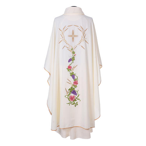 Chasuble with IHS, grapes and ears of wheat 9