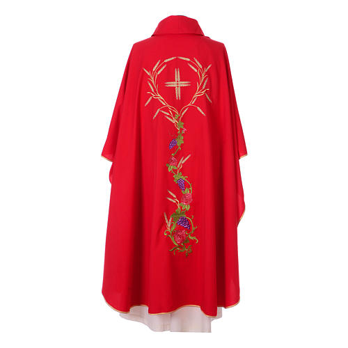 IHS Chasuble with grapes and ears of wheat 8