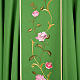 Embroidered Chasuble in 100% wool, IHS and roses s6