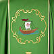 Clergy chasuble in 100% wool, boat & fish and chalice s6