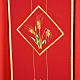 Latin Chasuble in 100% wool with Eucharistic symbols s5