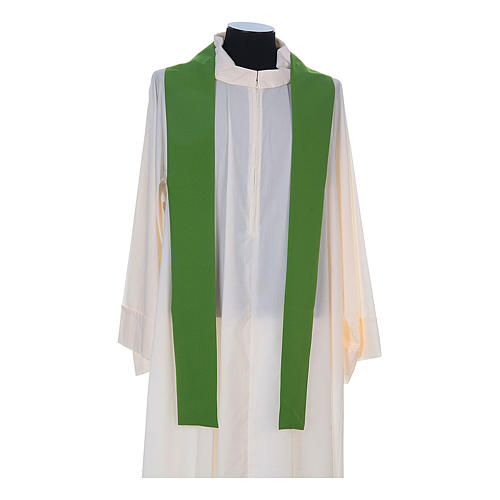Liturgical chasuble with cross, grapes and lamp 11