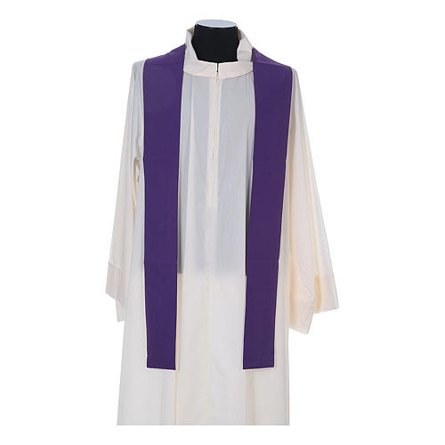 Liturgical chasuble with cross, grapes and lamp 14