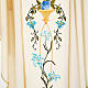 Marian chasuble in wool with Virgin Mary s6