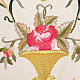 Casulla sacerdotal flores decoraciones 100% lana s8