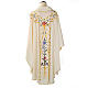 Chasuble liturgique fleurs et décors 100% laine s2