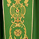 Chasuble in wool with gold flowers and ears of wheat s4