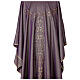 Chasuble liturgique lurex broderies dorées s2