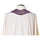 Chasuble liturgique lurex broderies dorées s8