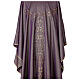 Liturgical Chasuble in lurex with stylized gold motifs s2