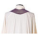 Liturgical Chasuble in lurex with stylized gold motifs s8