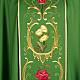 Liturgical Chasuble with floral and gold motifs s3