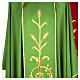 Liturgical vestment in wool with gold ears of wheat s2