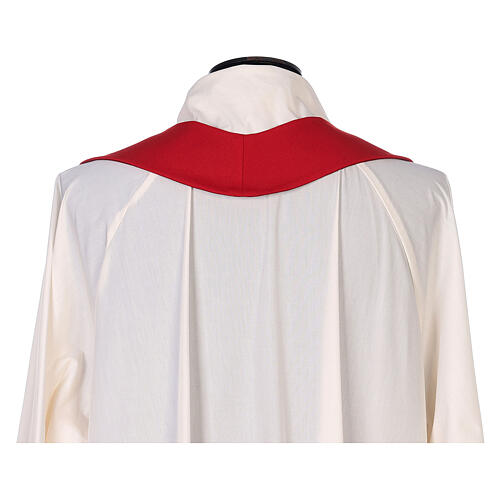 Liturgical vestment with gold ears of wheat, grapes and leaves 12
