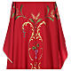 Liturgical Chasuble with gold ears of wheat, grapes and leaves s4