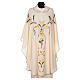 Liturgical Chasuble with gold ears of wheat, grapes and leaves s7