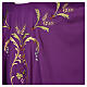 Liturgical Chasuble with gold ears of wheat, grapes and leaves s8