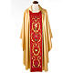 Chasuble with flower and rose embroidery s1