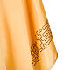 Chasuble dorée shantung croix stylisée s4