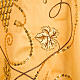 Chasuble dorée shantung IHS raisins épis s6