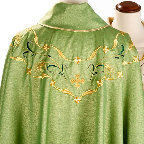 Gothic Chasuble with chalice and host, lurex 4