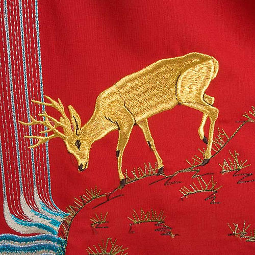 Chasuble with deer, stoop, loaves and fish 7