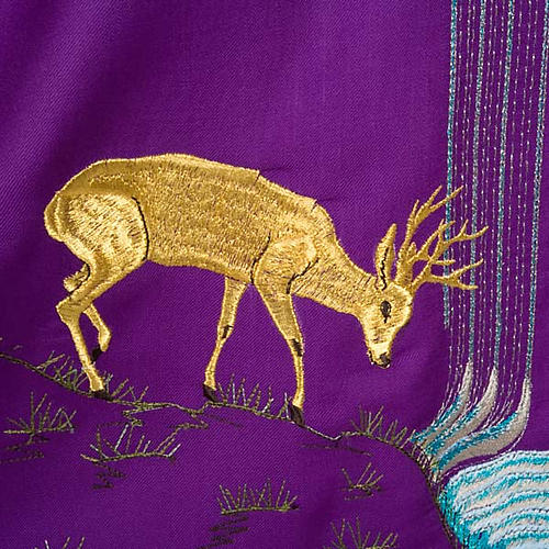 Chasuble with deer, stoop, loaves and fish 8